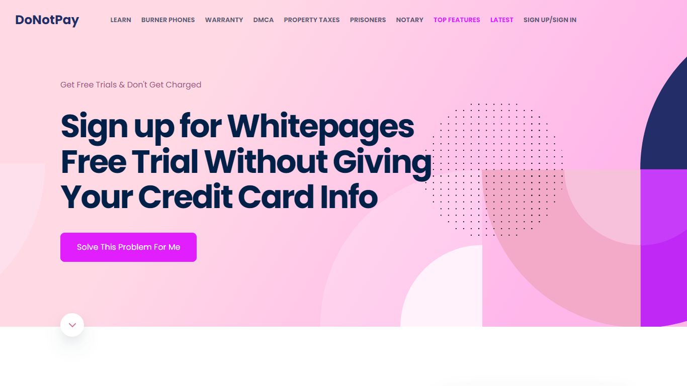 Get Whitepages Free Trial Without Giving Your Credit Card ... - DoNotPay